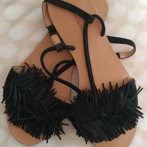 Banana Republic Fringe Sandals